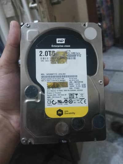 2TB WD Enterprise HDD