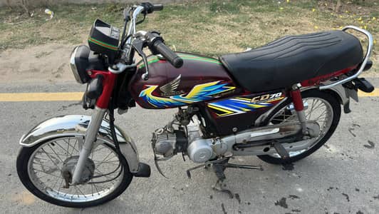 Honda CD 70 For Urgent Sale Contact For Details