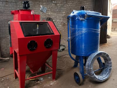 sand blast machine hopper