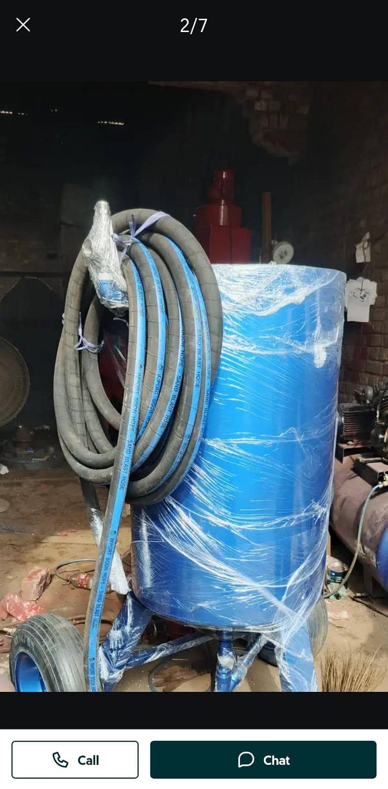 sand blast machine hopper 1