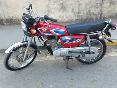 Honda 125bike sal and exchange