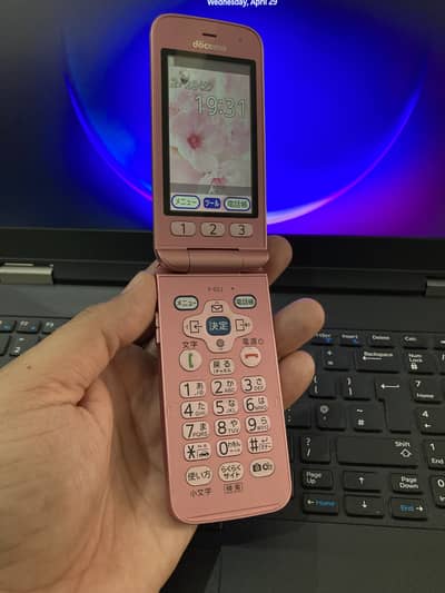 Japanese Kitai Flip Phone F02J PTA Approved Genuine Phone