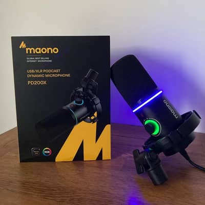 Maono PD200X Mic + Boom Arm