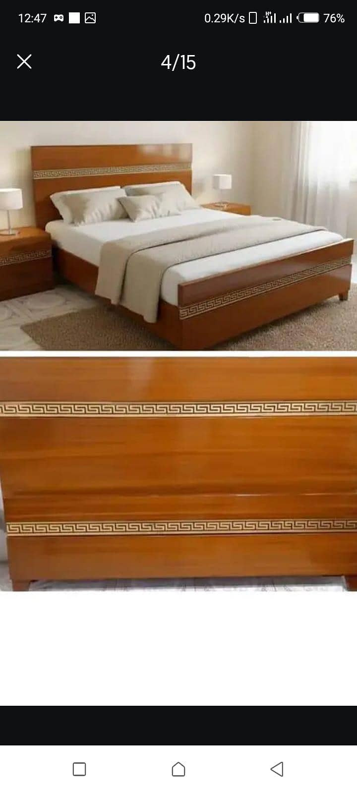 simple design king size double bed masoo shah road Whatsap 03156684775 9
