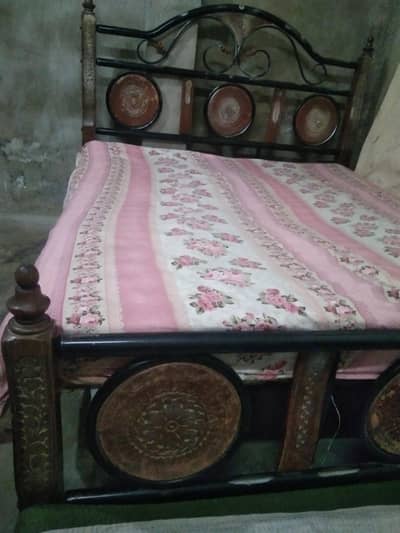 iron bed
