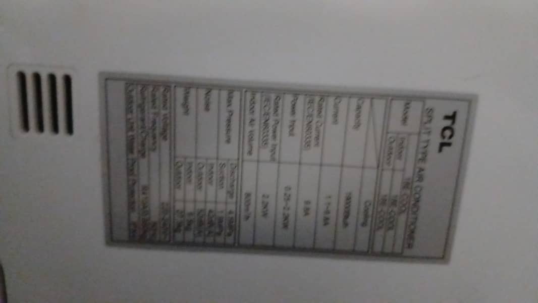 tcl Ecool model 3