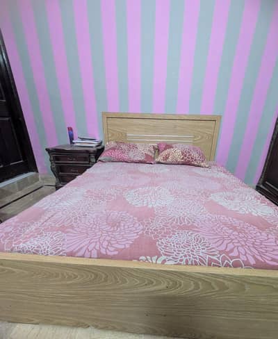 Woowooden Double Bed – Good Condition | Slightly Used