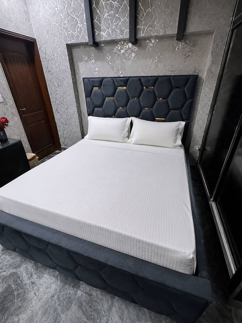 bed set ( king bed +dressing table+ sofa set with mini table 2
