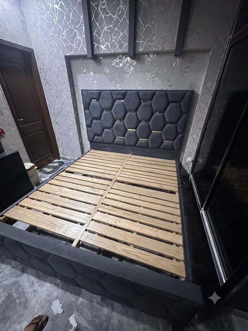 bed set ( king bed +dressing table+ sofa set with mini table 3