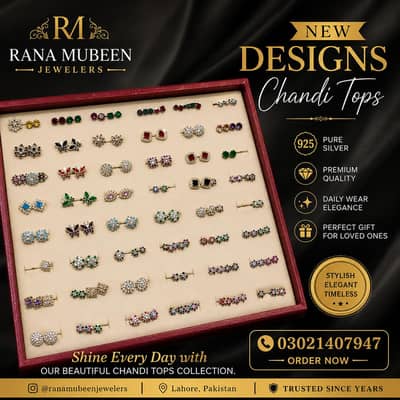 chandi tops collection new designs available Rana Mubeen Jewelers