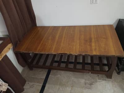 wooden table