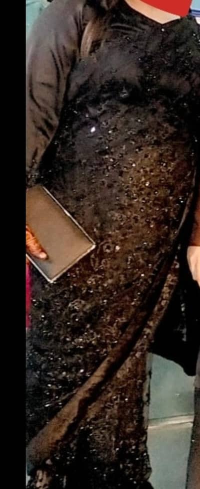 Black cut Dana saree