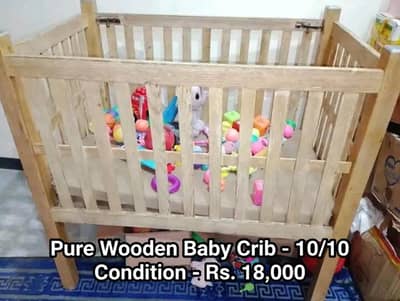 baby cot/grib wooden