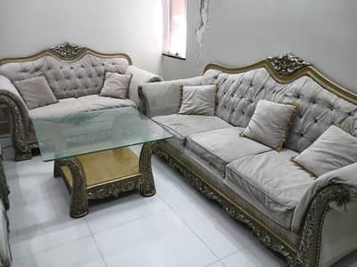 7 Seater Sofa Set with 3 Side Tables