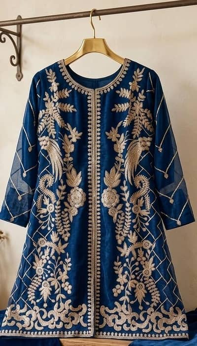 Fully embroidered formal suit