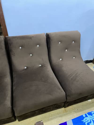 Sofa set 4 seats single single