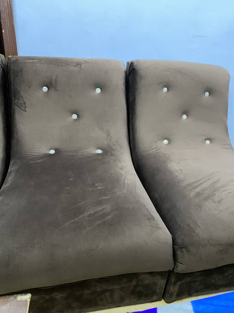 Sofa set 4 seats single single 3