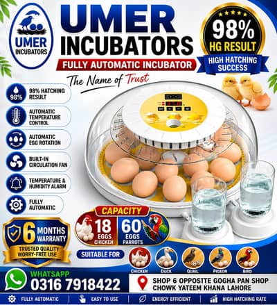 Eggs incubator | Hatching machine | automictic incubator | Brooder