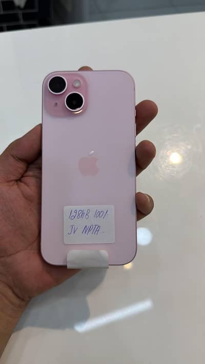 Apple iPhone 15 jv 100 health 10/10