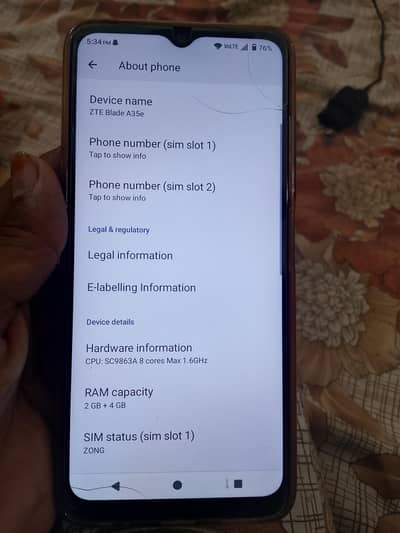 Zte Blade A35e
