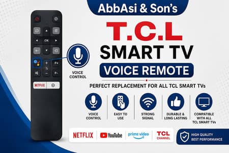 TCL Smart LCD LED Remote control