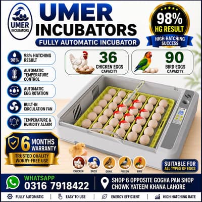 Eggs incubator | Hatching machine | automictic incubator | Brooder