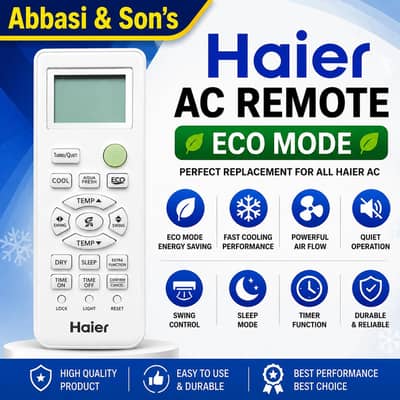 Haier AC Remote control inverter non inverter