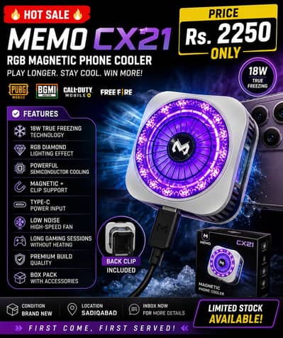 cooling fan memocx 21