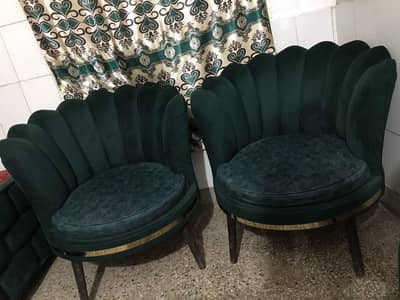2 Coffee sofa & 1 table