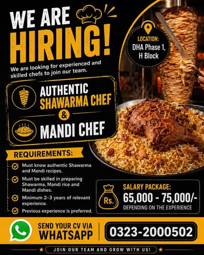 Arabic Authentic Shawarma And Mandi Chef