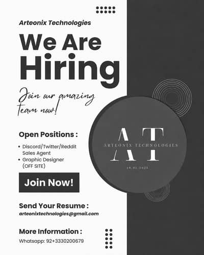 WE ARE HIRING