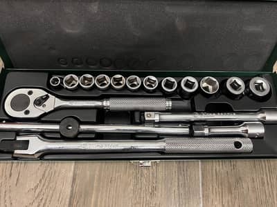 Hans 3/8” socket wrench set 17pcs