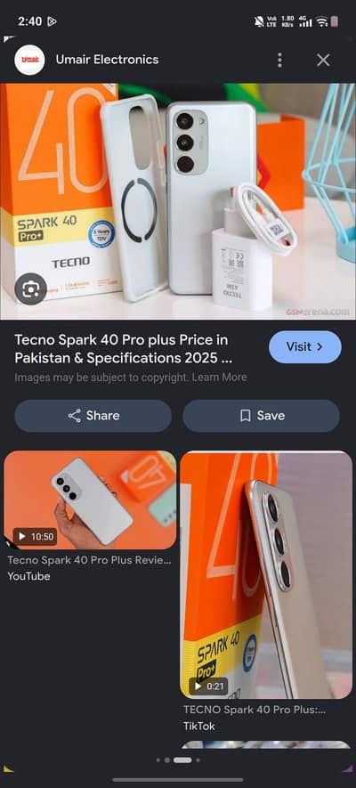 spark 40 pro plus .