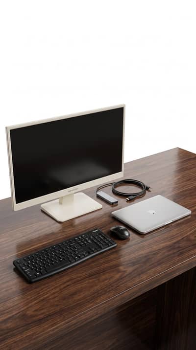 Apple MacBook Pro 2017 | 22" Monitor | Keyboard & Mouse | USB-C Hub