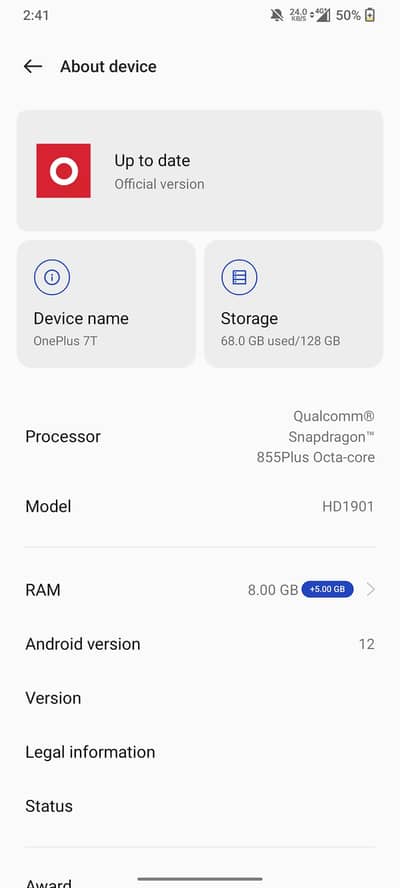 One Plus 7T