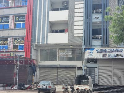 Shop For Rent In Diamond City Karachi Main 150fit Road. with Basement, , Mezzanine floor