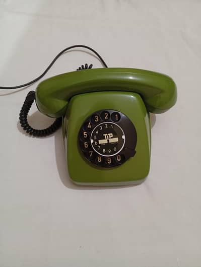 Antique classic vintage rotary old Dial telephone set