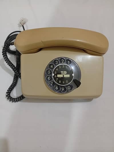 Antique classic vintage rotary old Dial telephone set