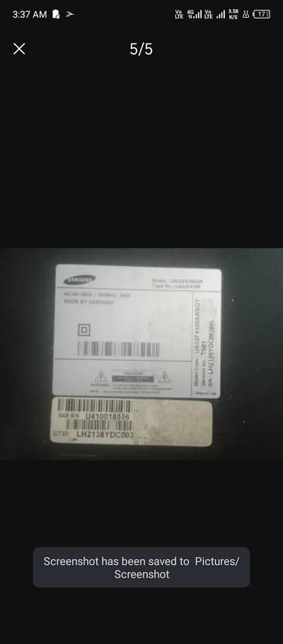 Samsung 32 inch LED original