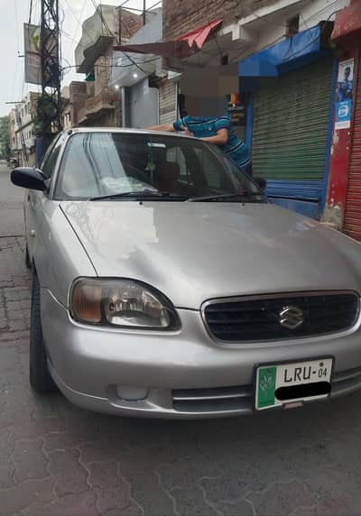Suzuki Baleno JXR 2004 Model Silver Colour