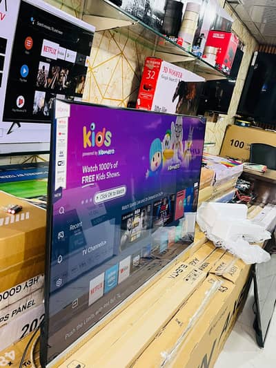 HI-Q 55" GOOGLE TV OFFICIAL ANDROID SMART LED TV HDR-10 DOLBY AUDIO