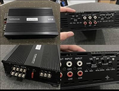 Worldtech V18, 4-Channel Car Power Amplifier for Sale
