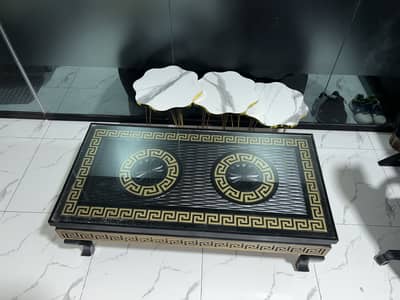 Luxury Center Table with Greek Key Design Premium Living