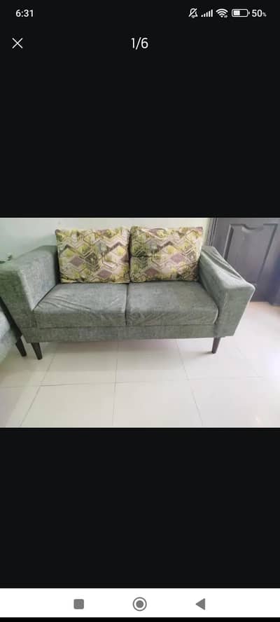 5 seater sofa set with large cushions