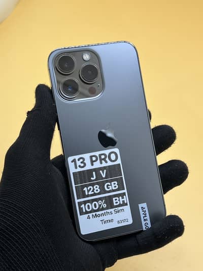 Apple iPhone 13 Pro Jv 4 Months Sim Time 128 GB 100% BH