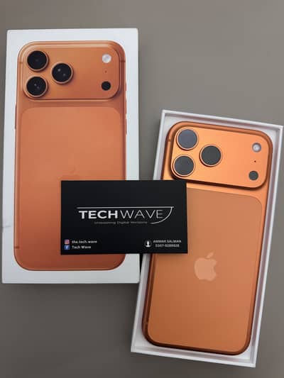 17 Pro Max 256gb Orange Physical e sim and Dual E Sim used