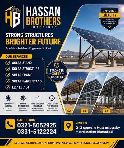 Solar Stand/ Solar structure/ solar frame/solar panel stand/L2/L3/L4
