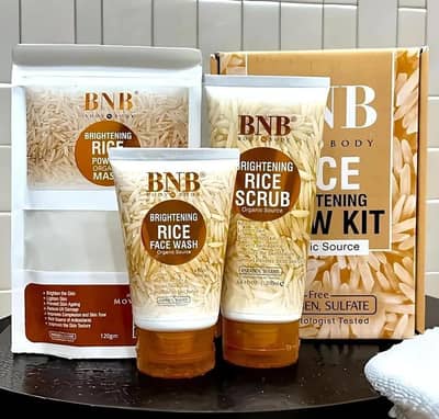 rice extract bright and Glow facial kits for all skin types