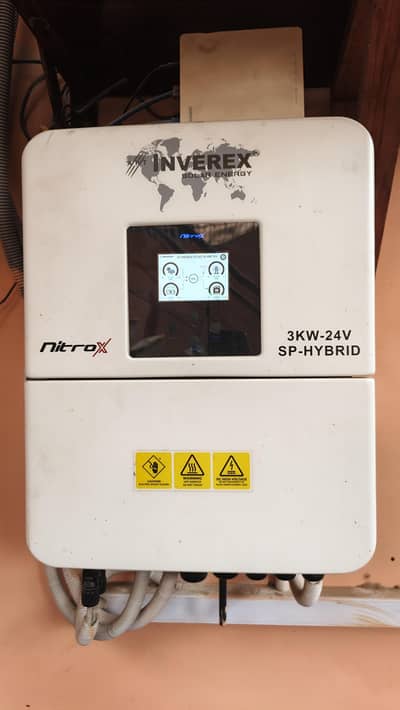 inverex nitrox 3 kw ip-65 with lithium & tubular battery solar panels