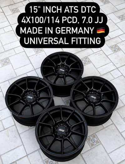 15 Inch German wheels 4 nut